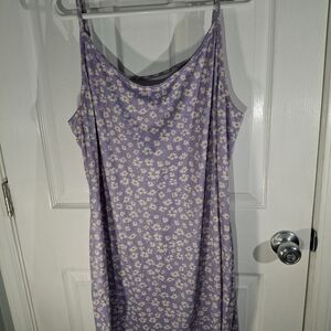 SHEIN Daisy Print Cowl Neck Cami Dress 4XL